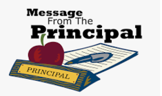 Message from the principal graphic